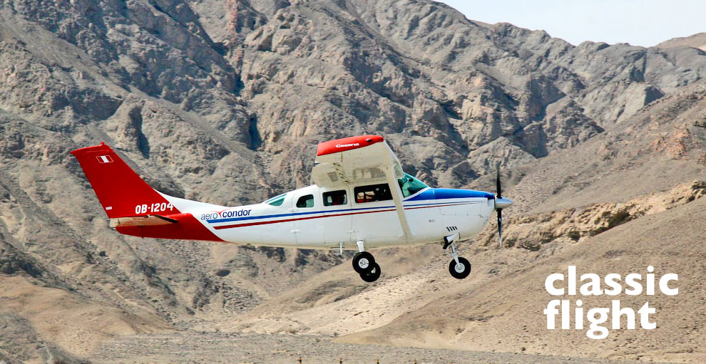 Cessna plane, Nazca Flights