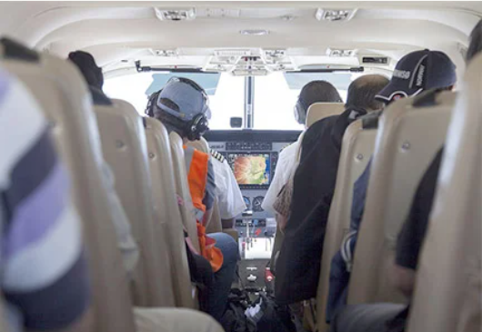 Cessna Grand Caravan cockpit and cabin