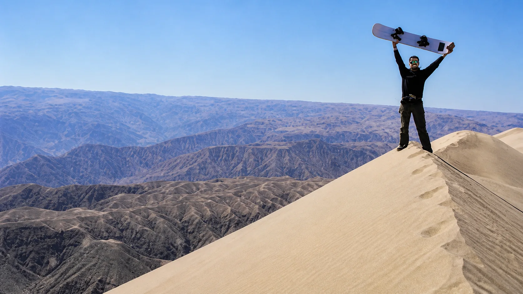 Cerro Blanco sand dune near Nazca