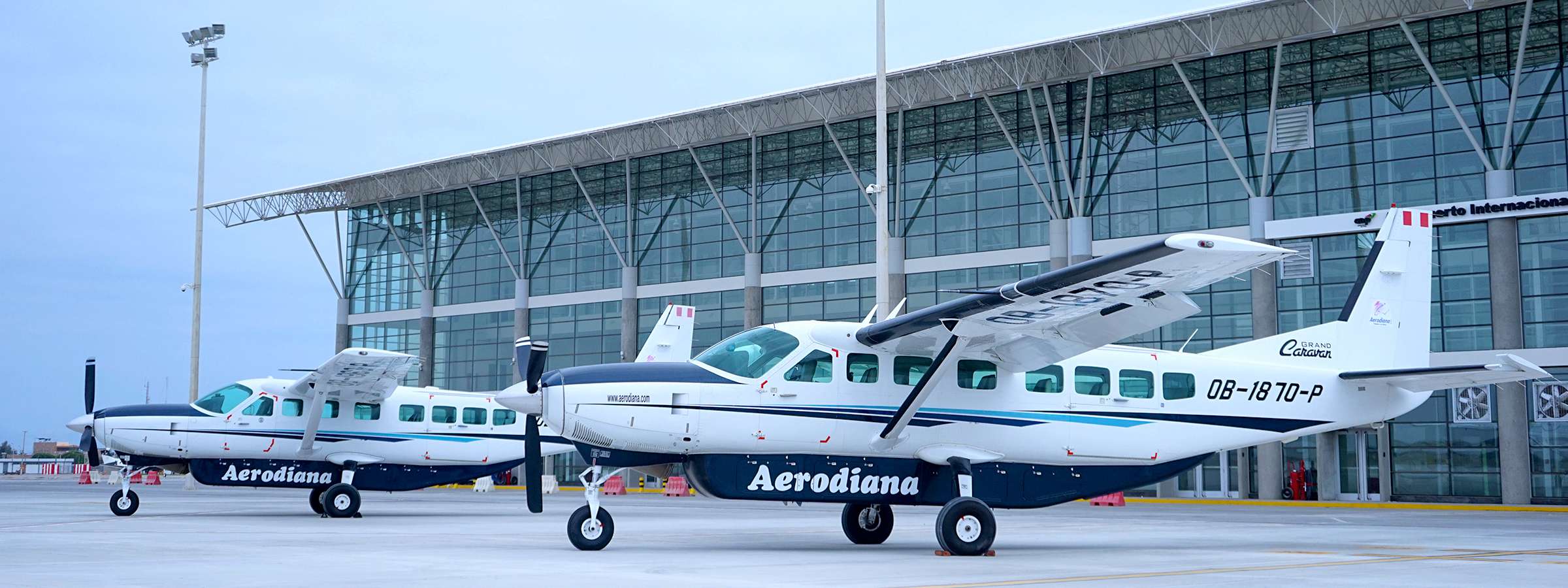 Aerodiana aircraft prepared for a Nazca Lines flight