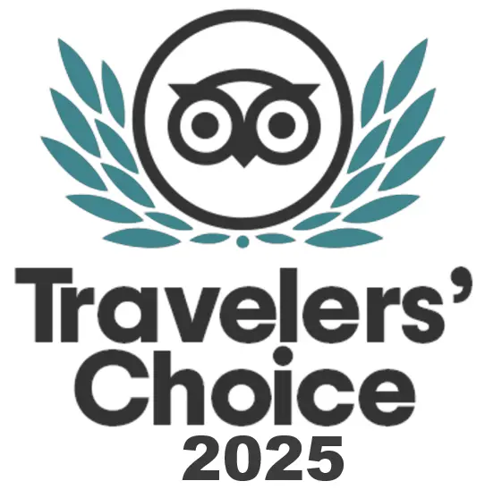 Winner of TripAdvisor's 2025 Travelers' Choice Award